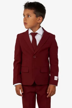 OppoSuits Solid Colored Suits^Blazing Burgundy