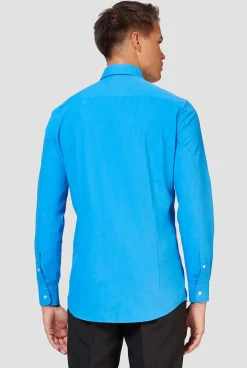 OppoSuits Solid Colored Shirts^Blue Steel
