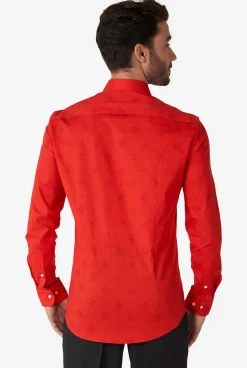 OppoSuits Christmas Shirts^Christmas Icons Red