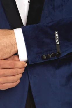 OppoSuits Christmas Blazers^Dinner Jacket - Deep Blue