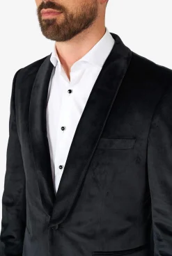 OppoSuits Christmas Blazers^Dinner Jacket - Jet Set Black