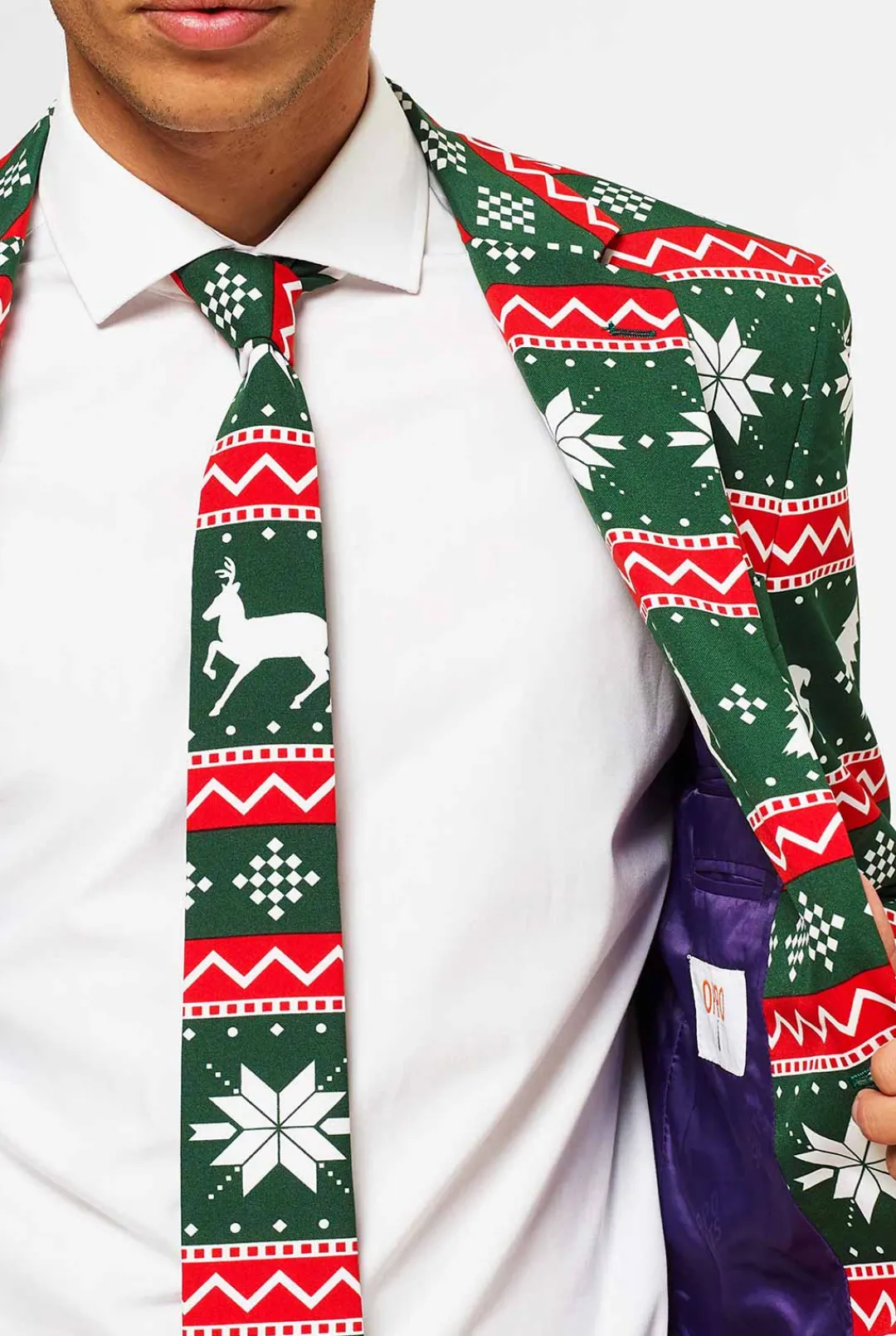 OppoSuits Christmas Suits^Festive Green
