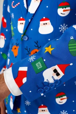 OppoSuits Christmas Suits^Festivity Blue