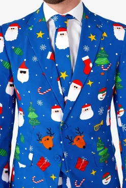 OppoSuits Christmas Suits^Festivity Blue