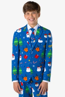 OppoSuits Christmas Suits^Festivity Blue