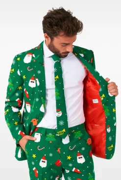OppoSuits Christmas Suits^Festivity Green