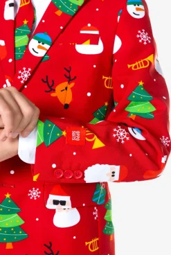 OppoSuits Christmas Suits^Festivity Red