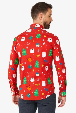 OppoSuits Christmas Shirts^Festivity Red