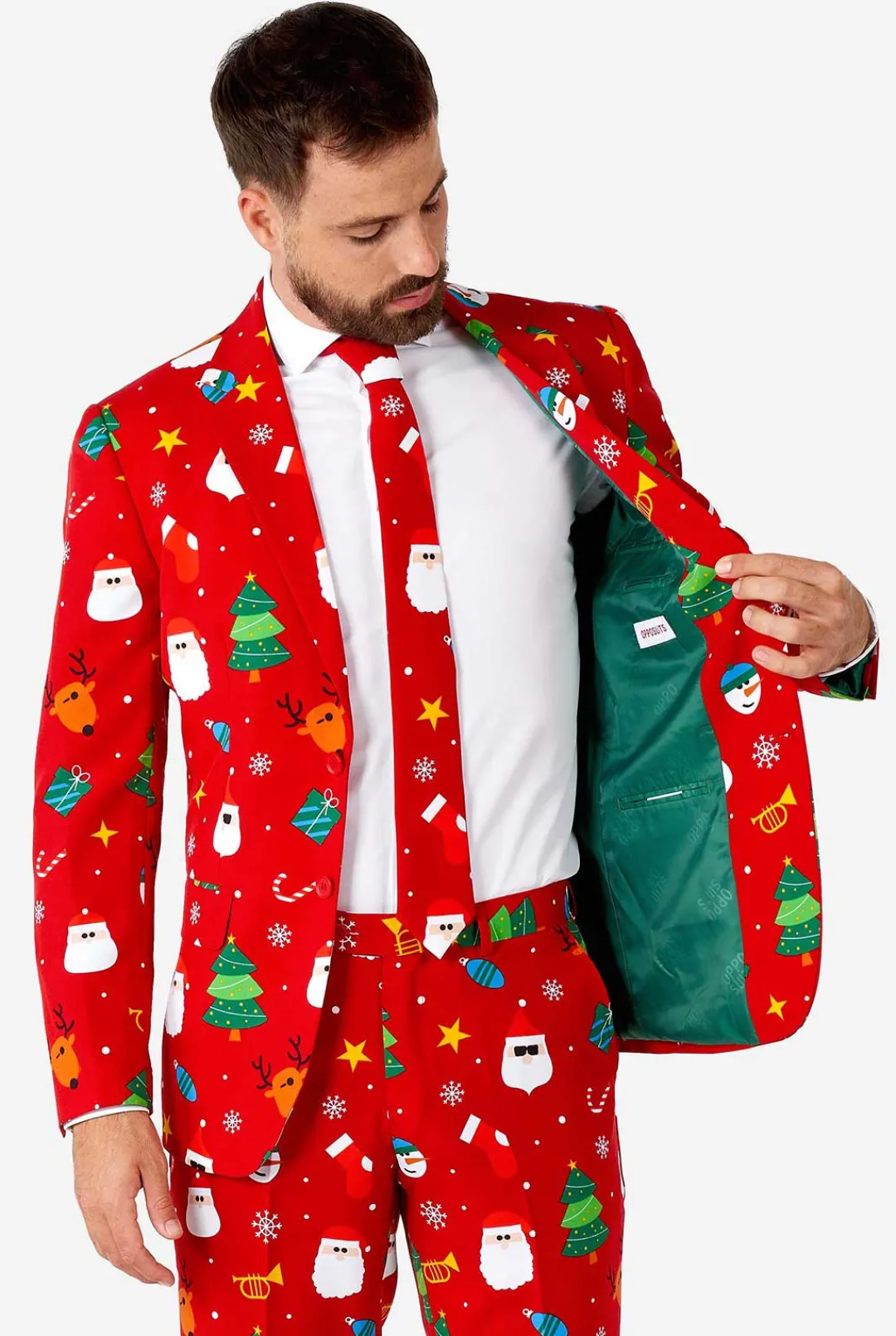 OppoSuits Christmas Suits^Festivity Red