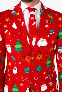 OppoSuits Christmas Suits^Festivity Red