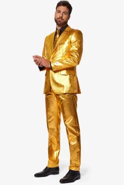 OppoSuits Christmas Suits^Groovy Gold