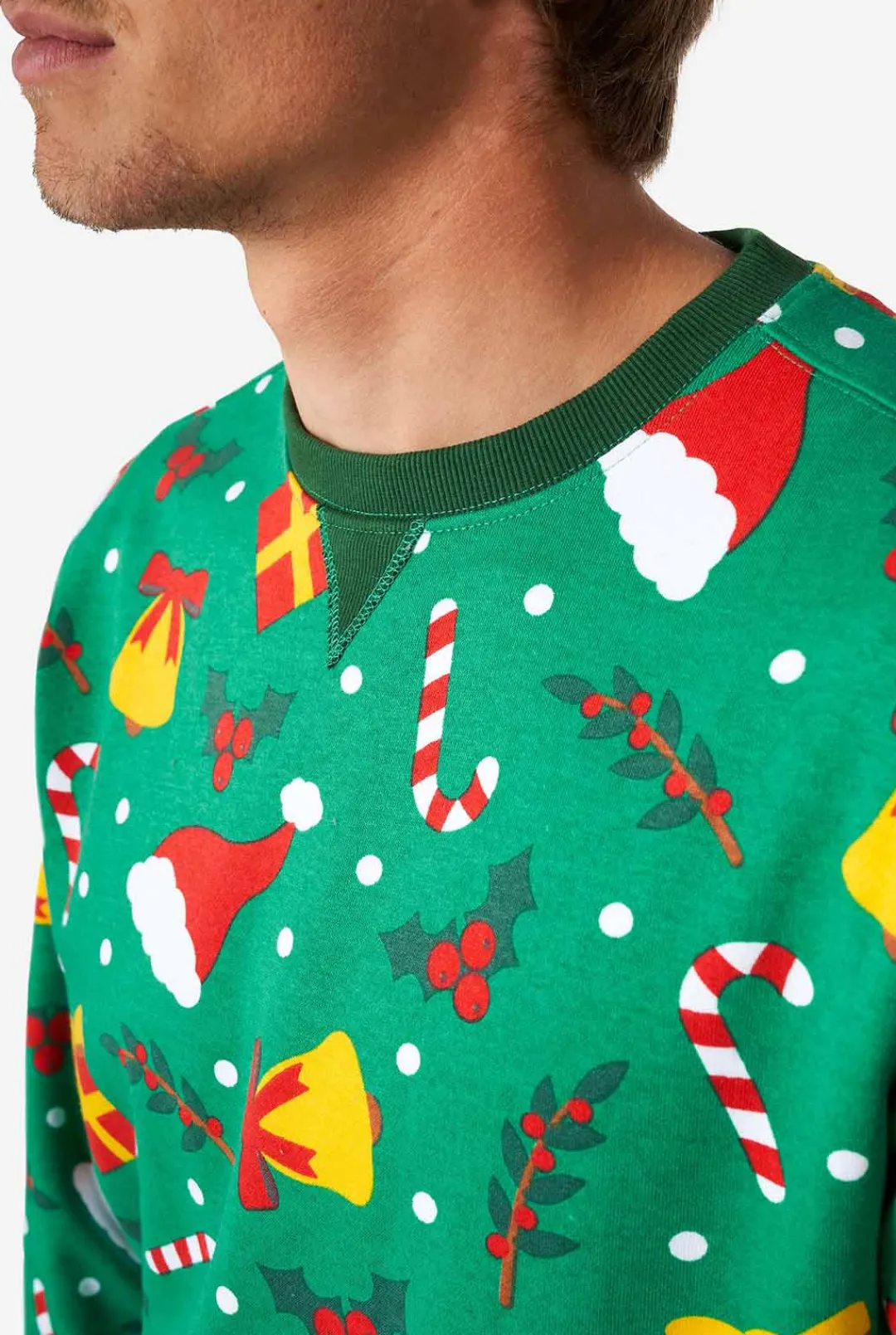 OppoSuits Christmas Sweaters^Holiday Greenish