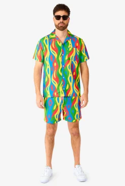 OppoSuits Printed Summer Sets^Loopy Lines