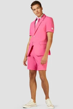 OppoSuits Solid Colored Suits^Mr. Pink