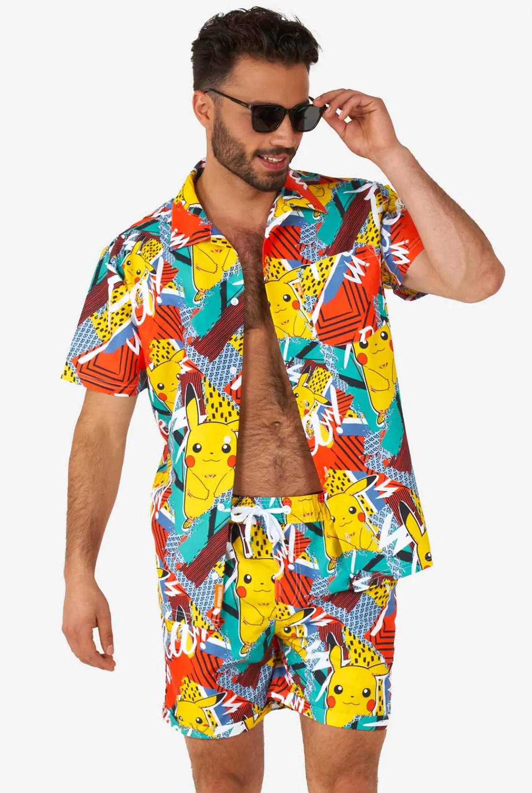 OppoSuits Printed Summer Sets^Pika Pikachu