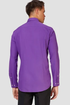 OppoSuits Solid Colored Shirts^Purple Prince