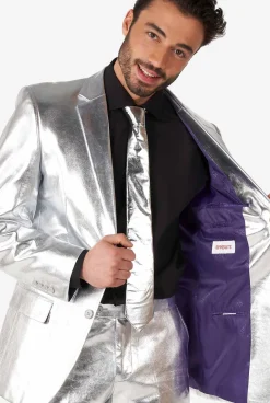 OppoSuits Christmas Suits^Shiny Silver