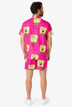 OppoSuits Printed Summer Sets^Spongebob™ Pink