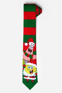 OppoSuits Ties^Spongebob™ Tie - Christmas