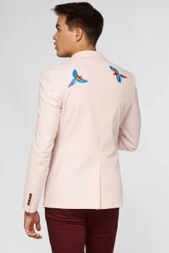 OppoSuits Deluxe Blazers^Tropical - Birdie - Soft Pink