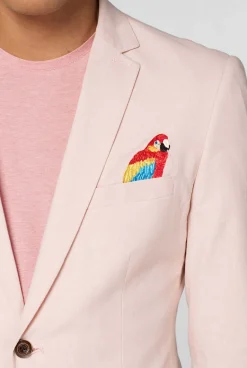 OppoSuits Deluxe Blazers^Tropical - Birdie - Soft Pink