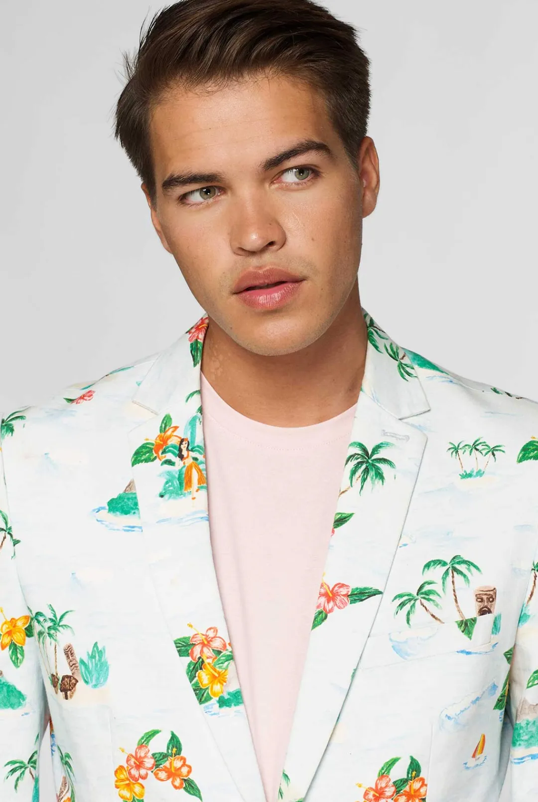OppoSuits Deluxe Blazers^Tropical - Hawaiian - Aloha Blue