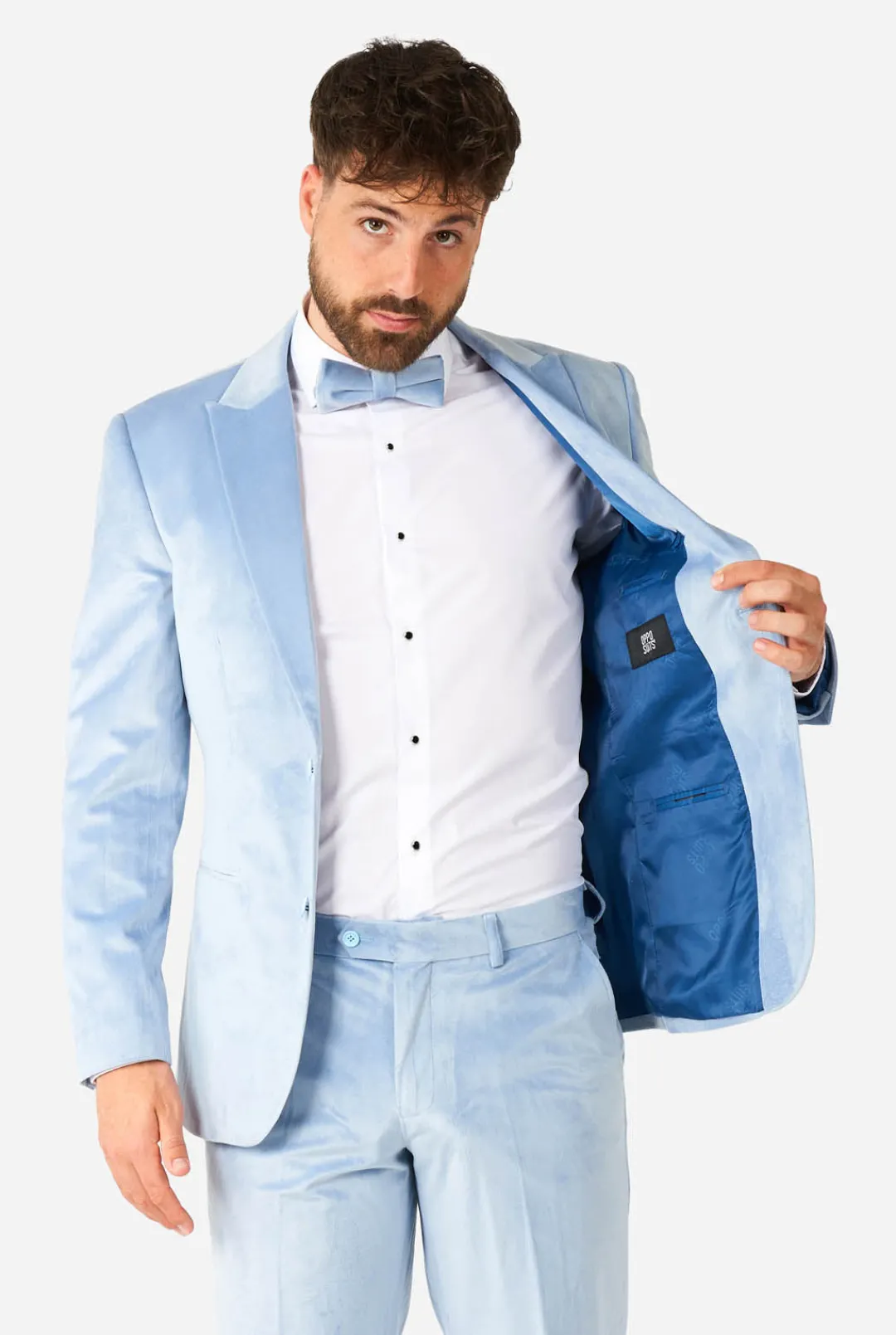 OppoSuits Christmas Tuxedos^Vintage Blue Velvet