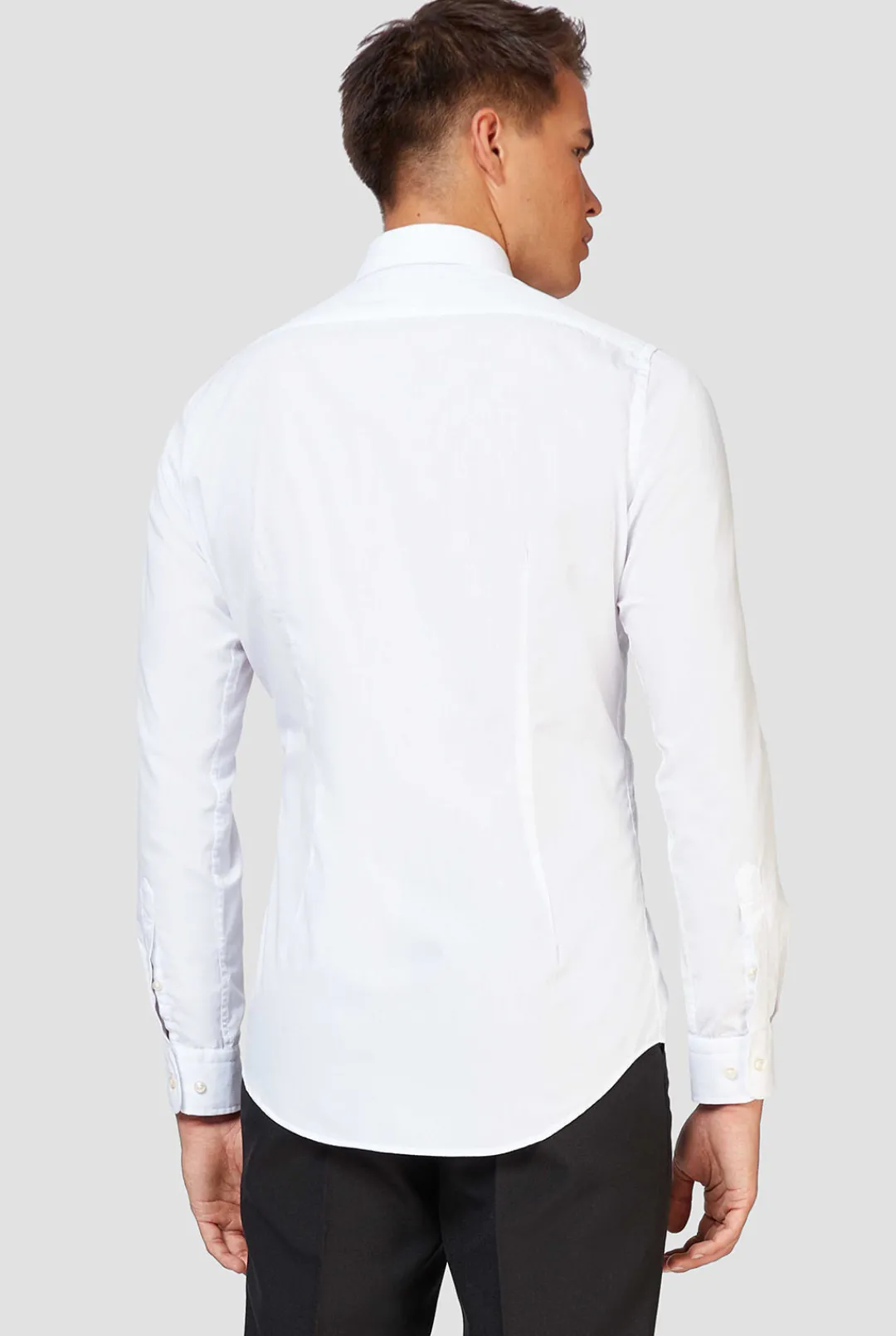 OppoSuits Solid Colored Shirts^White Knight