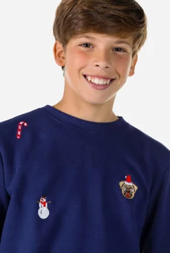 OppoSuits Sweaters^X-Mas Icons - Navy