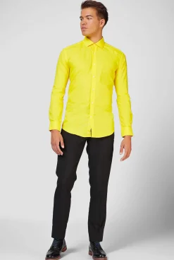 OppoSuits Solid Colored Shirts^Yellow Fellow